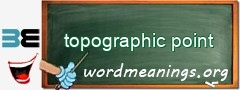 WordMeaning blackboard for topographic point